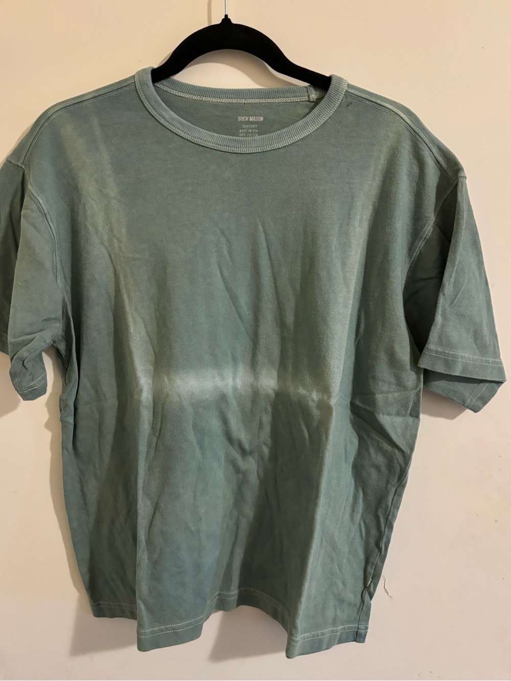 Buck Mason Short-Sleeve Crewneck T-Shirt in Sage